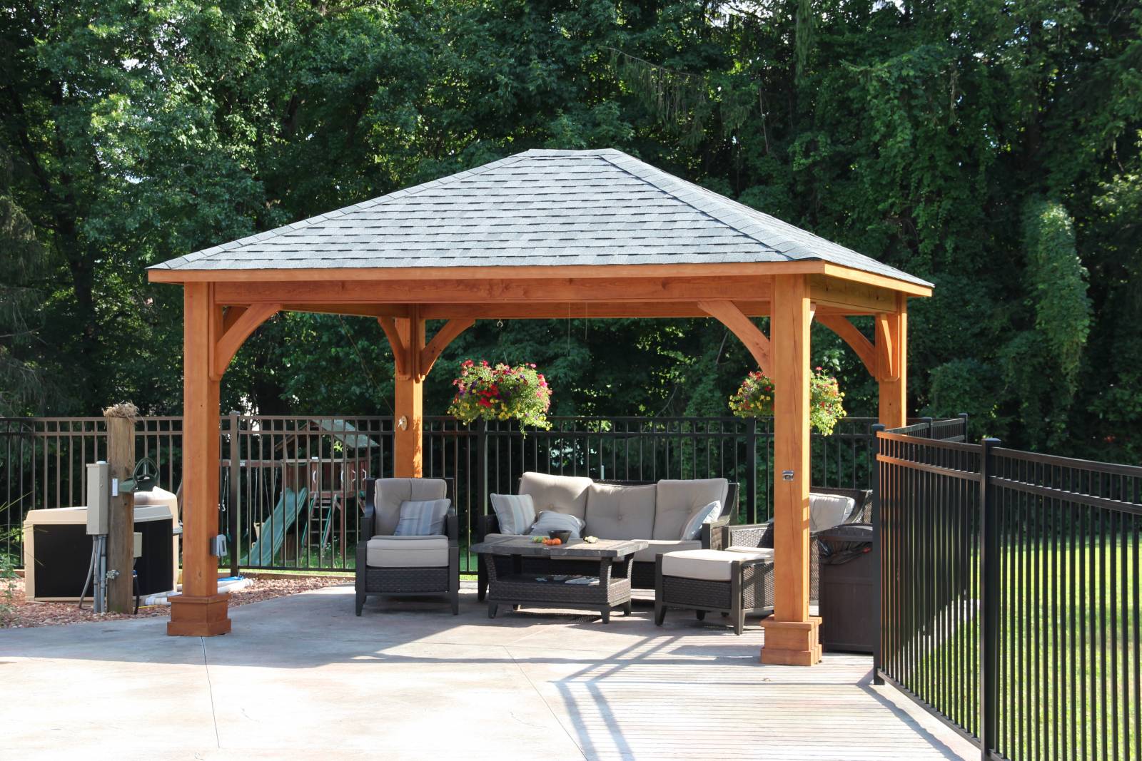 12' x 14' Easton Pavilion Shown with Options