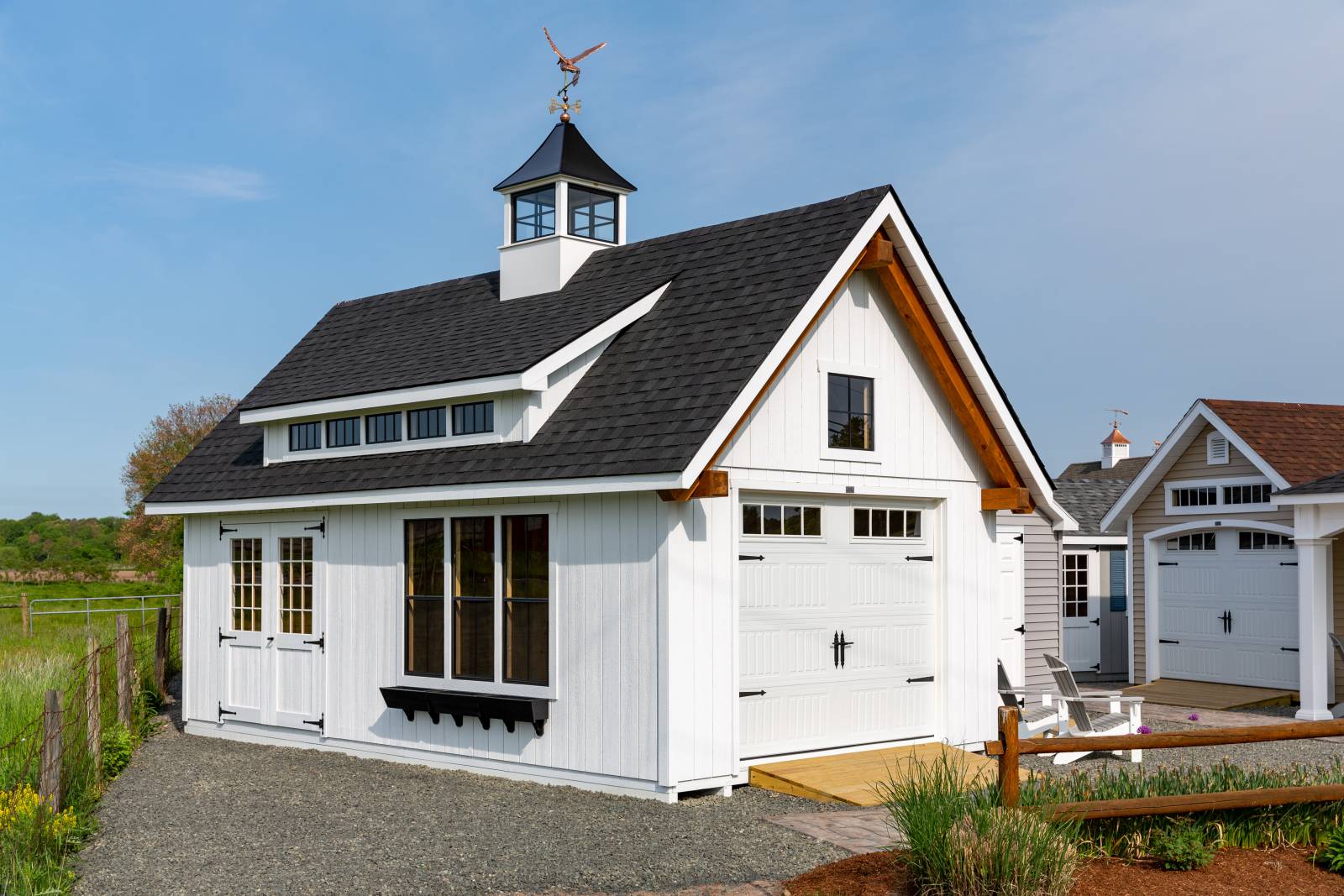14' x 24' Grand Victorian Cape Garage Shown with Options