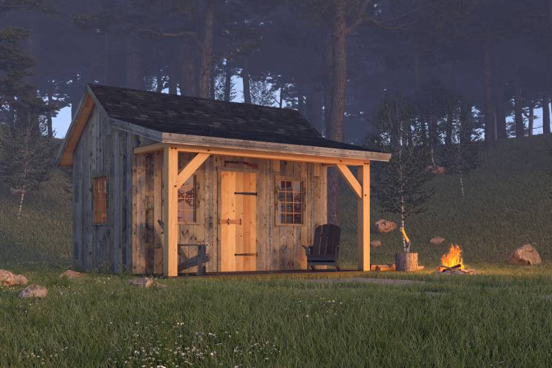 10' x 16' Trapper's Cabin