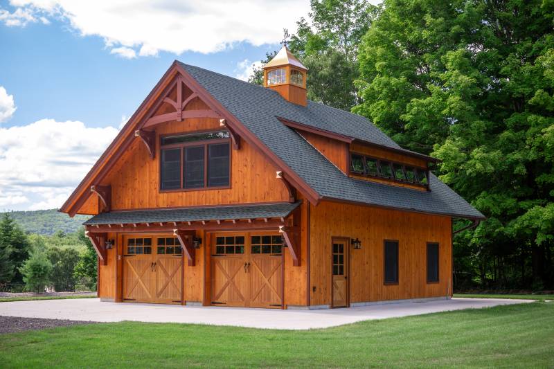 30' x 34' Plymouth Carriage Barn, Southwick, MA