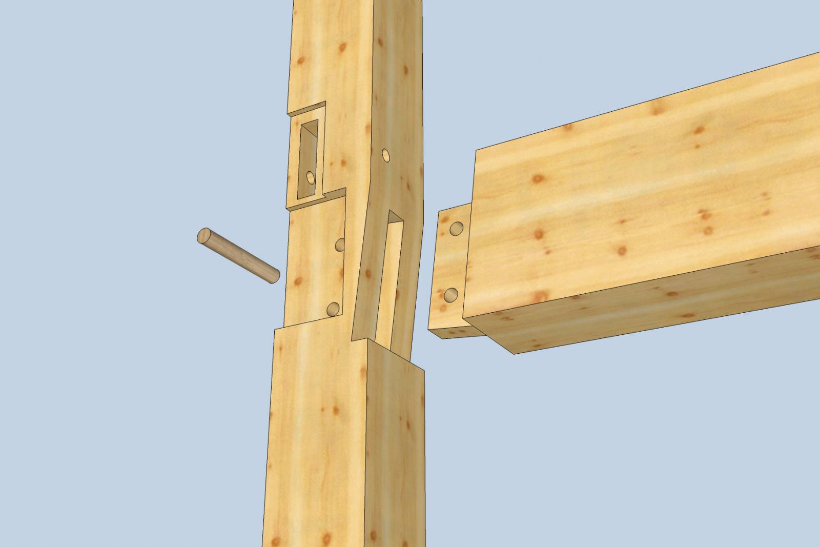 Timber Framing pegs -10