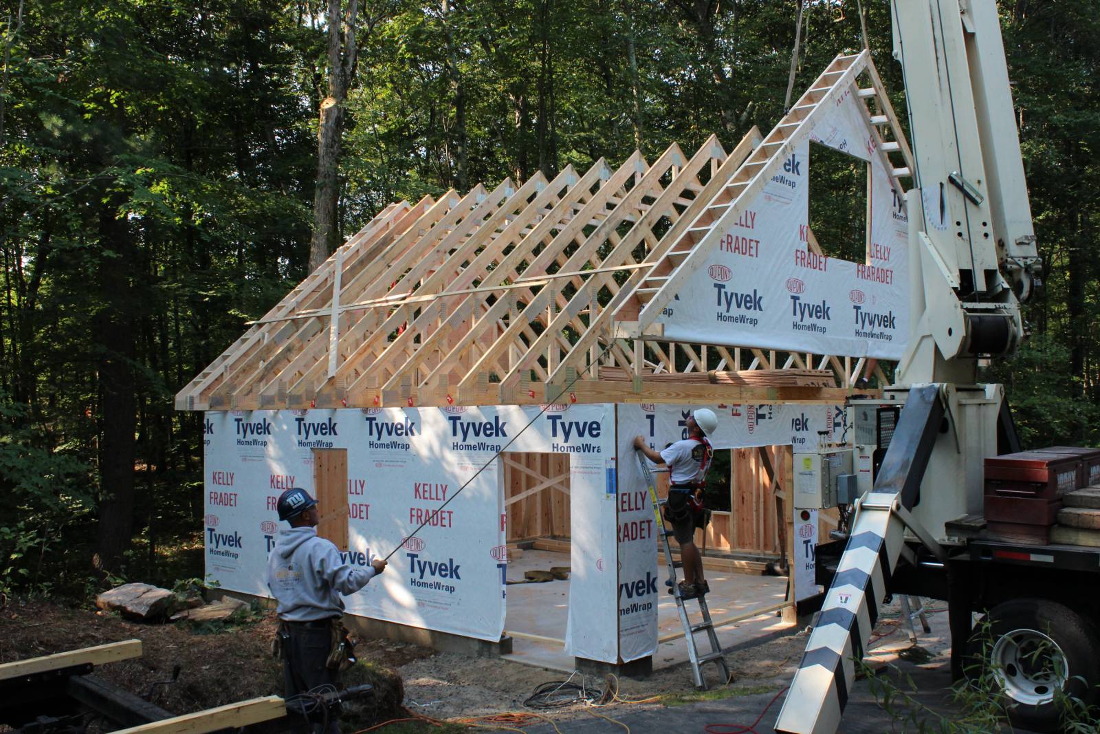 Build. The walls arrive onsite, the crane shows up, and before you know it, your building is standing.