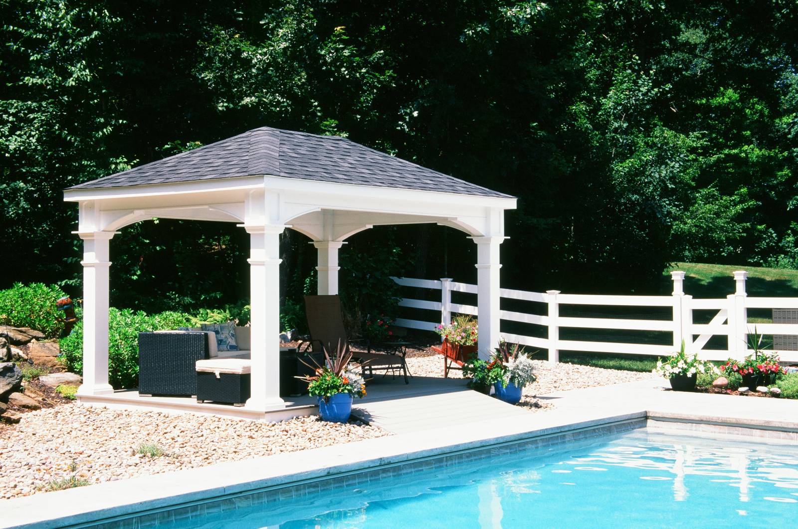 10' x 14' Ridgefield Pavilion Shown with Options