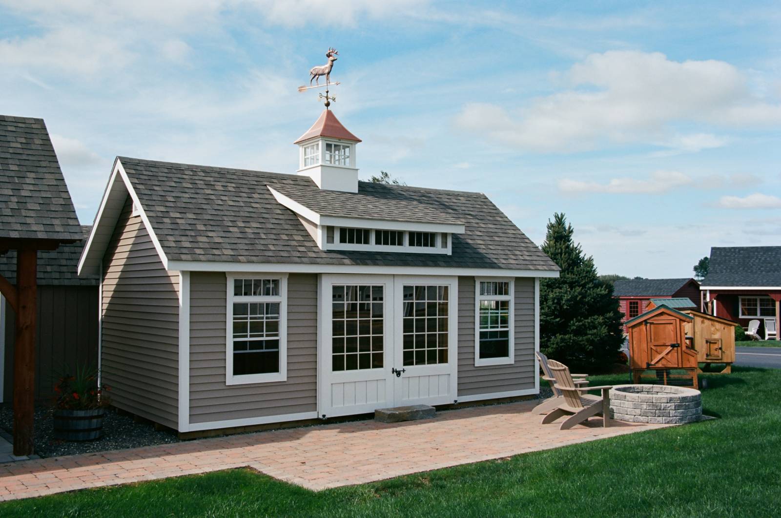 12' x 22' Victorian Carriage House Shown with Options