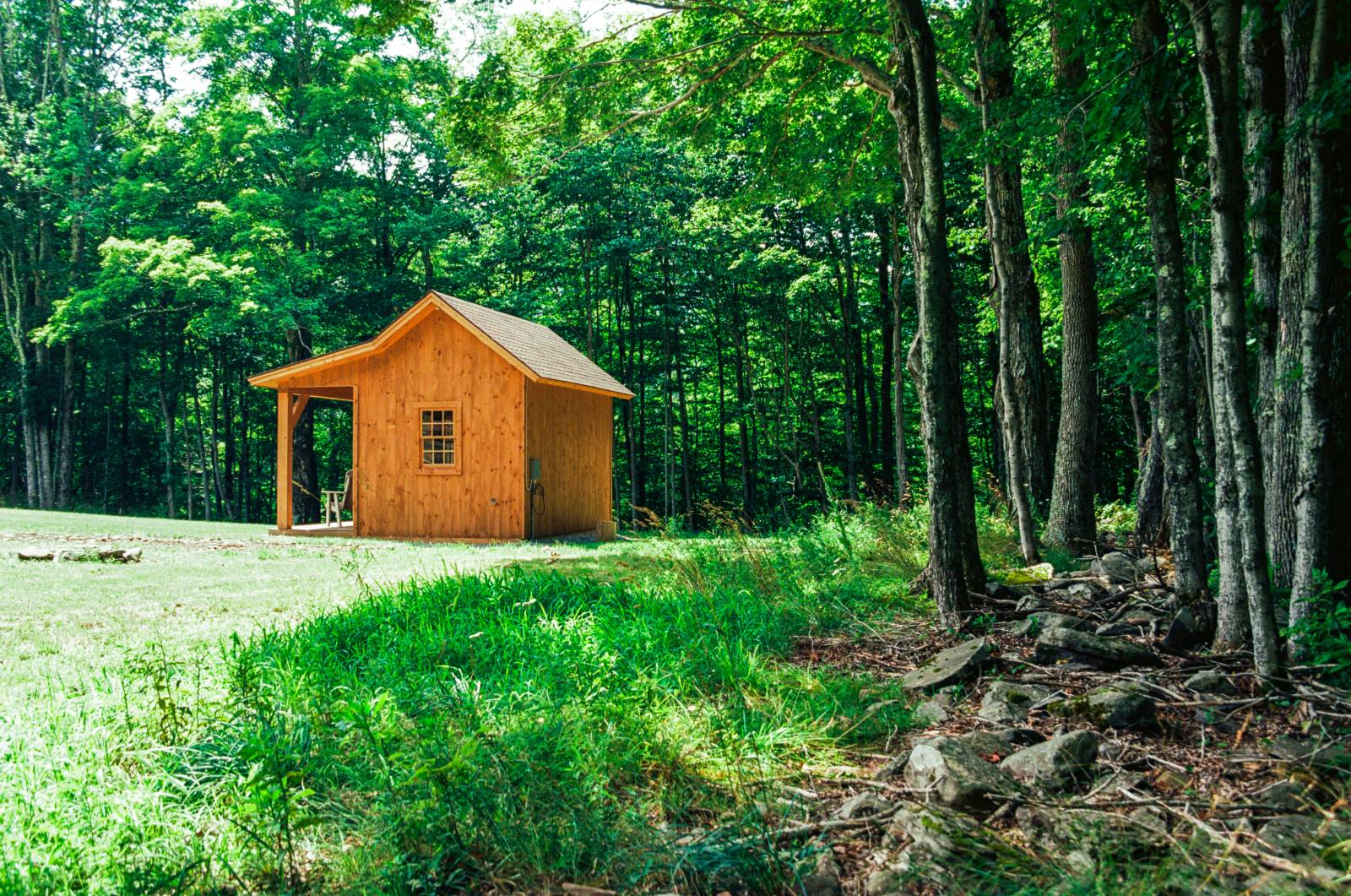 Post & Beam Cabin in the Woods