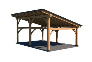 16' x 24' Sonoma Timber Frame Pavilion Kit