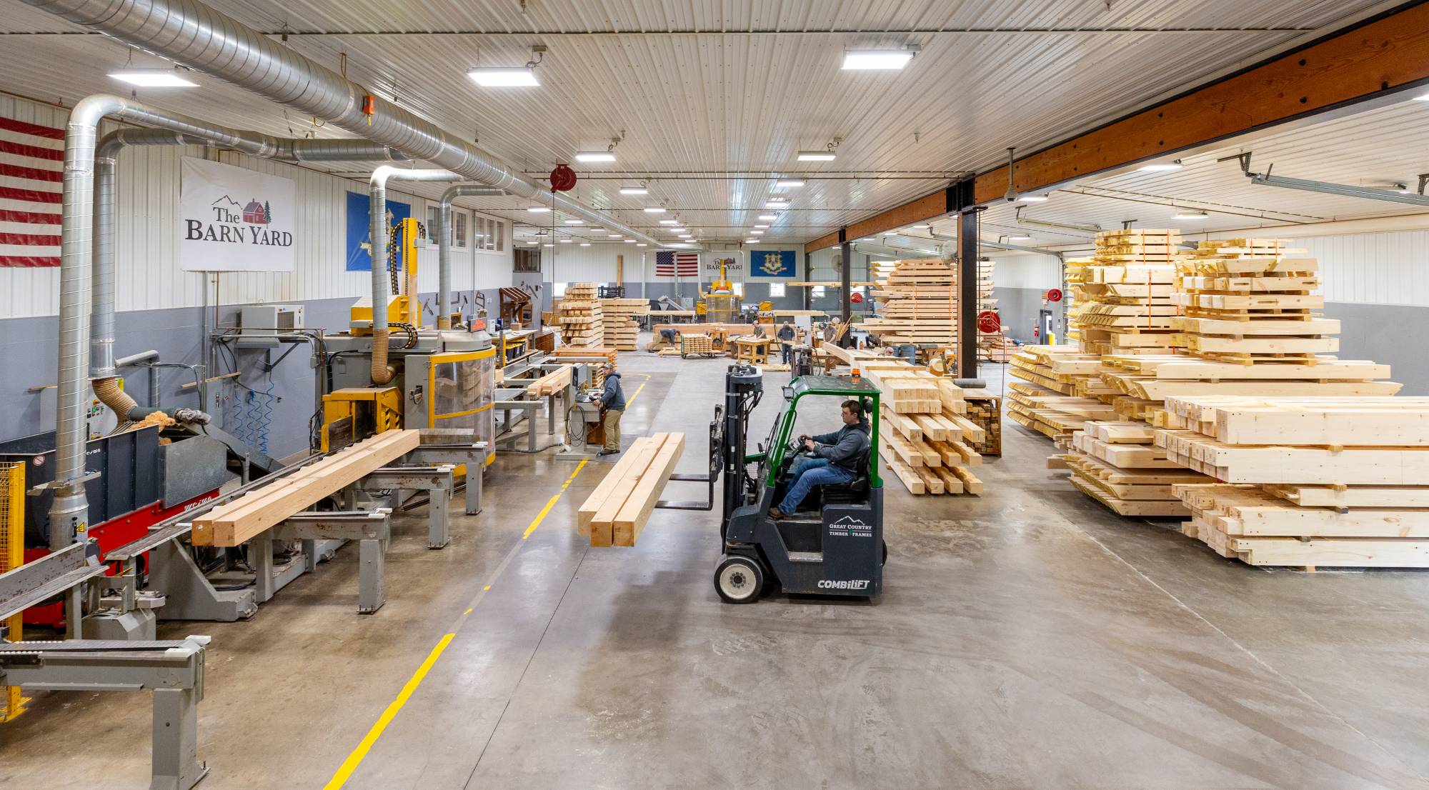 38,000 sq. ft. Timber Frame Facility