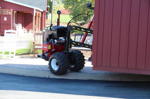 No problem going over rough terrain