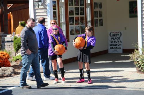 Heavy pumpkins!