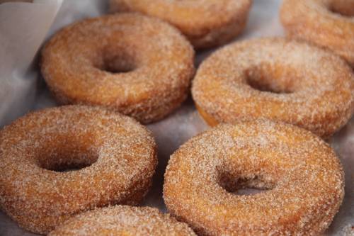 Apple cider donuts!