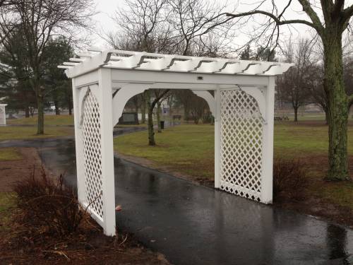 Pergola at Arbor Park in Ellington CT