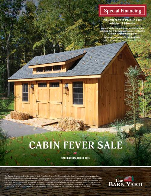 Cabin Fever Sale 2025