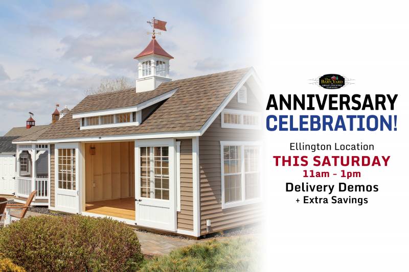 Anniversary Celebration •Â This Saturday •Â Ellington Location