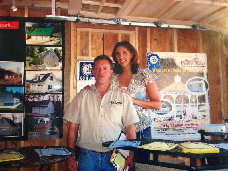 Everett Skinner III and Kara Wolters at the Big E