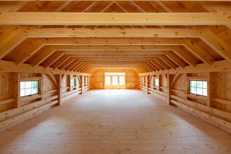 1x8 Premium Kiln-Dried T&G Pine V-Groove Loft Flooring & Roof Decking