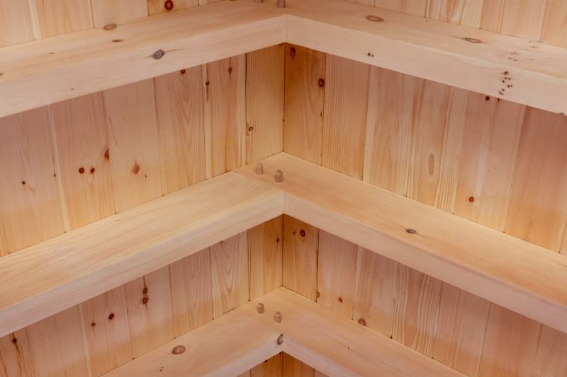 Authentic Timber Rafters with Tongue & Fork Joinery • Post & Beam Barn