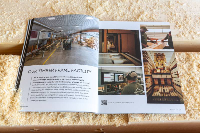 The Barn Yard Timber Frame Kit Catalog - Our Timber Frame Facility