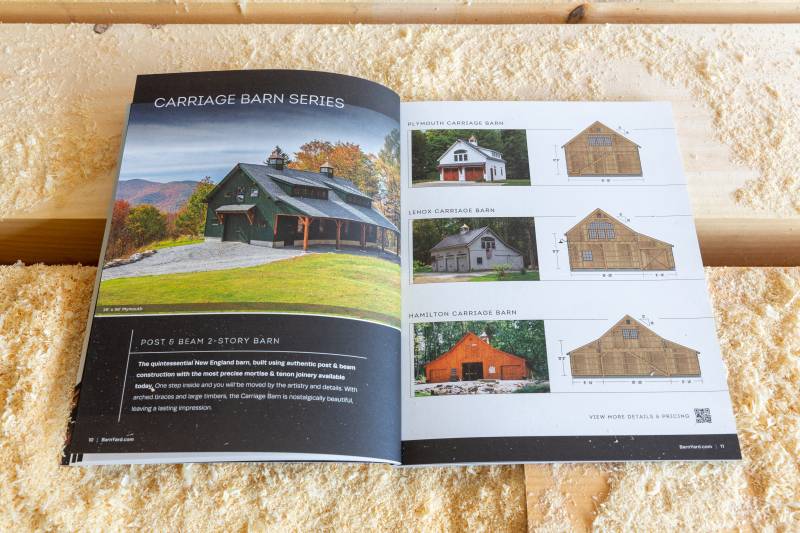 The Barn Yard Timber Frame Kit Catalog - Carriage Barn Series