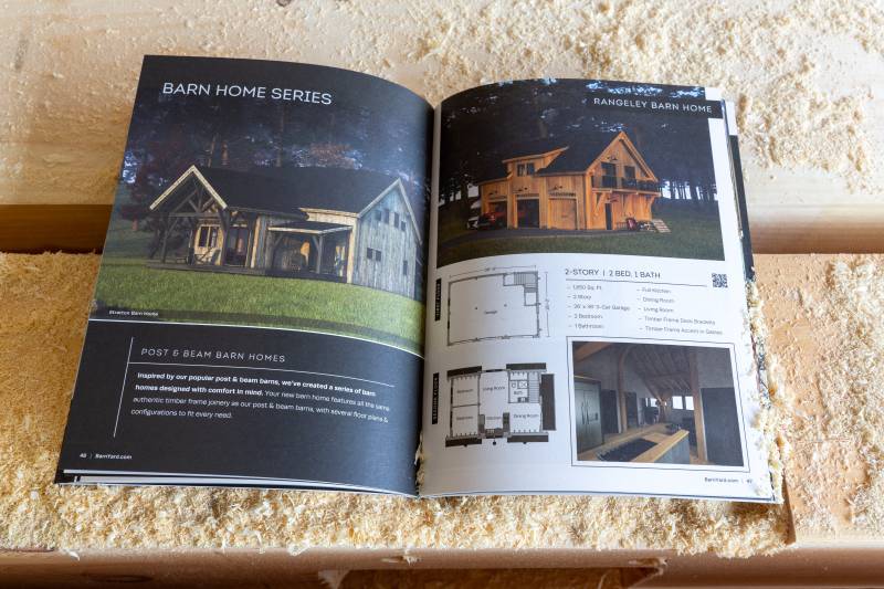 The Barn Yard Timber Frame Kit Catalog - Barn Home Series