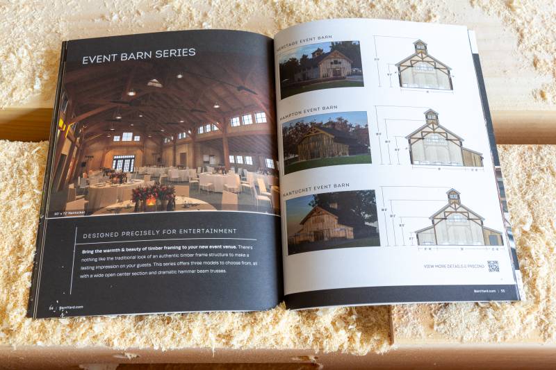 The Barn Yard Timber Frame Kit Catalog - Event Barn Series