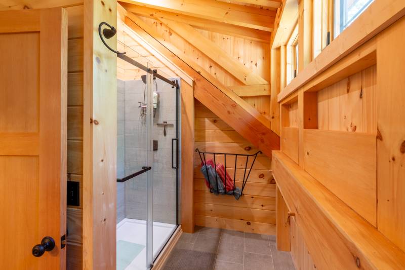 Second Floor Bathroom • Transom Dormer • Shower