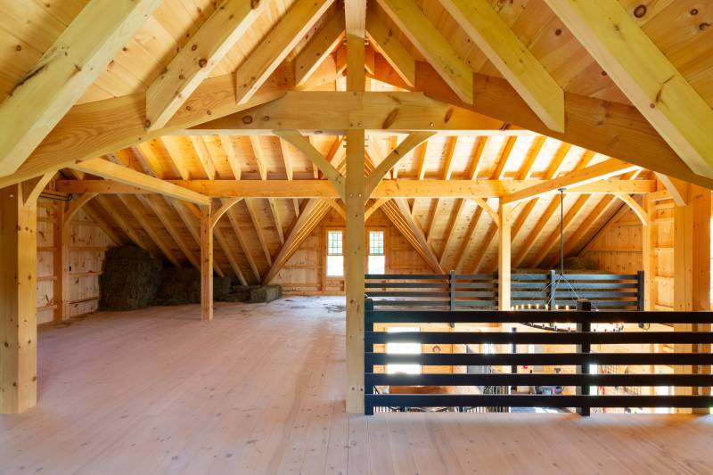 View from Inside a Reverse Gable Dormer