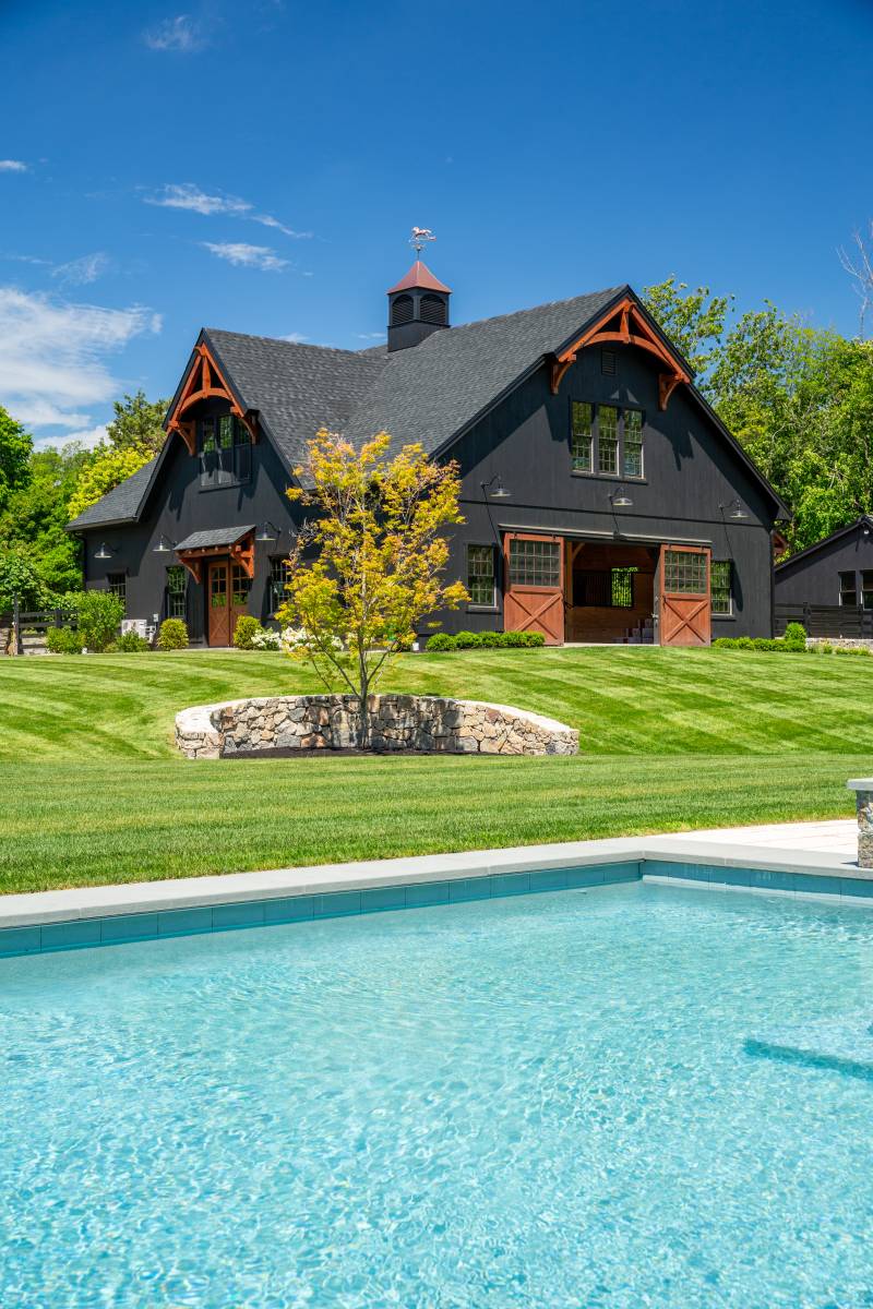 A Beautiful Backdrop for a Day in the Pool