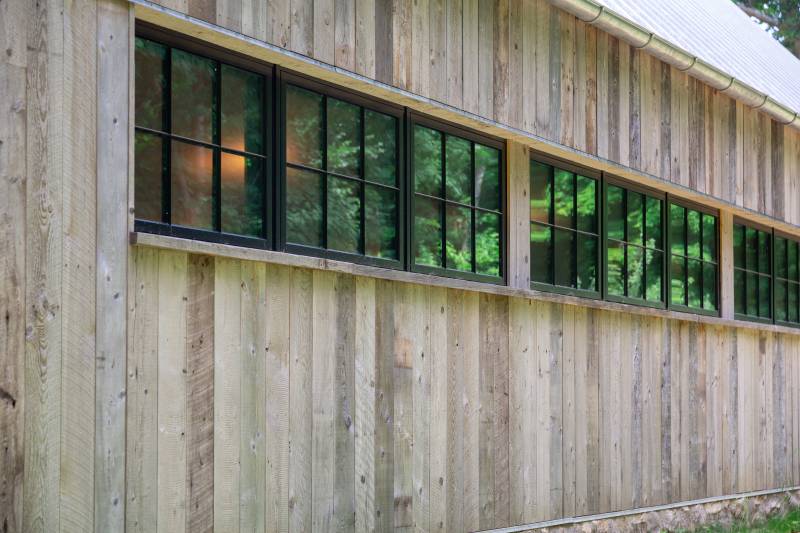 LePage Windows • Reclaimed Barn Board • Timber Frame Barn