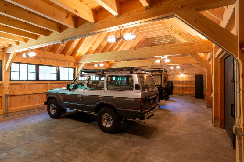 24' x 58' Plymouth Carriage Barn • Interior