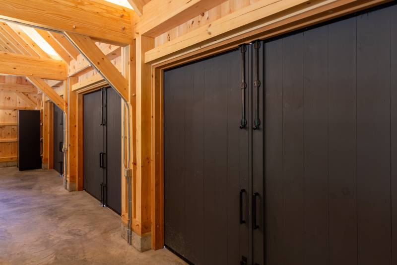 The Interior of the Insulated Flush Barn Doors