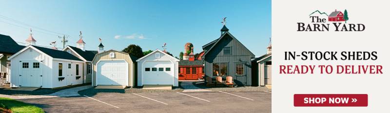 In Stock Sheds - Spring Sale